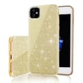 iPhone 17e / iPhone 16e - 3in1 Glitter Elegant Mjuk Skal Guld Guld