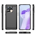 Miniatyrbillede 6 af 6: OnePlus 10 Pro - Fleksibelt Carbon Soft TPU Cover - Sort Black