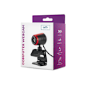 Miniatyrbillede 5 af 5: Setty USB Digital Webbkamera med Mikrofon Svart röd Multicolor
