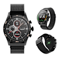 Miniatyrbillede 1 af 7: FOREVER ICON AW-100 AMOLED Smartklocka Black