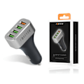 Miniatyrbillede 1 af 3: Billaddare Universal QC 30W Forever 4xUSB-Portar iPhone/Android Black
