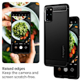 Miniatyrbillede 4 af 5: Samsung Galaxy S20 Plus  - SPIGEN Rugged Armor Skal - Mattsvart Black