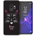 Pikkukuva 1 / 3: Samsung Galaxy S9 - Caseflex Elegant Skal - Angry Cat Black