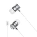 Apple iPhone 15/16/17/18 kompatibla USB-C In-Ear Hörlurar med Mikrofon -Silver Silver