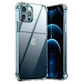 Miniatyrbild 2 av 5: iPhone 16 Pro - Bumper Extra Stöttåligt Slim Mjuk Skal Transparent