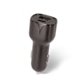 Miniatyrbillede 1 af 2: USB-C / USB 2.4Amp Billaddare Setty för iPhone, Samsung Black