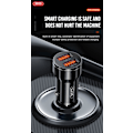 Miniatyrbild 4 av 5: Universal Billaddare Snabbladdning Dual USB 2,4A iPhone/Android Svart