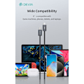 Miniatyrbild 9 av 9: 240W Devia Extreme Snabbladdning USB-C till USB-C-kabel – 2m Svart
