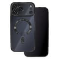 iPhone 17 Pro Max / 18 Pro Max - MagSafe-kompatibelt Chrome Skal med Kameraskydd Black