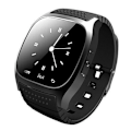 Miniatyrbild 1 av 2: Bluetooth AlphaOne Smartklocka Multifunction Touch Screen Svart Svart