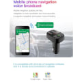 Miniatyrbild 5 av 6: QC 3.0 Bluetooth FM Sändare MP3 2USB Billaddare Devia Svart