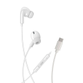 Miniatyrbillede 1 af 2: in-Ear USB-C hörlurar för Samsung / iPhone 15, 16 och Mobil med USB-C Kontakt White