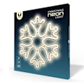 Miniatyrbillede 1 af 2: Neon LED SNOWFLAKE Batteri + USB Forever Light Multicolor