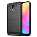 Miniatyrbillede 1 af 2: Xiaomi Redmi 8A - Flexibel Carbon Mjuk TPU Skal - Svart Black