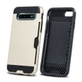 Miniatyrbillede 1 af 3: Samsung Galaxy S10 Plus - Defender Kort Fodral - Guld Gold