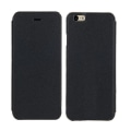 Miniatyrbillede 1 af 3: iPhone 6 / 6s - Eco-Läder Toppkvalitet Slim Flip Case - Svart Black
