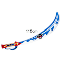 Miniatyrbillede 2 af 3: Fashion oppustelig pirat sværd børnelegetøj 110 cm Multicolor