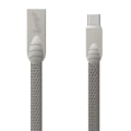 Pikkukuva 2 / 3: Beeyo USB-C litteä kaapeli älypuhelimille - 2 Amp Grey