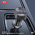 Pikkukuva 4 / 6: Bluetooth FM Sändare 30W Snabbbilladdare med 1 X USBC, 2XUSB-laddning Black