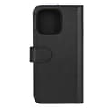 Pikkukuva 3 / 5: iPhone 12 Pro Max - DELTACO Ekoläder 2-i-1 Löstagbart Plånboksfodral Svart Black