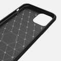 Miniatyrbild 2 av 4: iPhone 12 Mini - Flexibel Carbon Mjuk Skal - Svart Svart