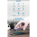 Pikkukuva 4 / 8: FOREVER 10 W Fast QI langaton laturi - iPhone / Android Black
