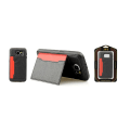 Miniatyrbillede 2 af 2: Samsung Galaxy S6 PU läder Plånboksfodral med inbyggt ställ Black