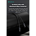 Miniatyrbild 7 av 9: 240W Devia Extreme Snabbladdning USB-C till USB-C-kabel – 2m Svart
