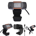 Pikkukuva 1 / 2: Setty USB Digital Webbkamera med Mikrofon Svart Black