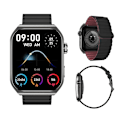 Miniatyrbillede 1 af 10: FOREVER Smartklocka Tiron SWM-300 Bluetooth-Samtal Med Extra Rem Amoled 1,96" Black