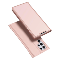 Pikkukuva 1 / 7: Samsung Galaxy S22 Ultra 5G - DUX DUCIS Skin Pro Mobilplånbok Pink