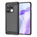Miniatyrbillede 1 af 6: OnePlus 10 Pro - Fleksibelt Carbon Soft TPU Cover - Sort Black