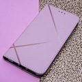 Miniatyrbild 2 av 3: Samsung Galaxy A13 5G / A04s -Smart Trendy Mobilplånbok - Linear Rosa