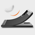 Miniatyrbild 2 av 2: Xiaomi Redmi Note 11 - Flexibel Carbon Mjuk TPU Skal - Svart Svart