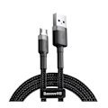 Pikkukuva 1 / 2: Baseus USB-C 3Amp X-Shaped Laddningskabel - 100cm Black