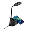 Miniatyrbillede 1 af 2: Rebeltec LED-lampe med 10W QI trådløs induktionsoplader - iPhone Black