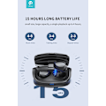 Miniatyrbillede 5 af 7: TWS Bluetooth V5.0 Trådlös Hörlurar DEVIA JOY Game - Svart Black