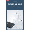Pikkukuva 3 / 5: 60W USB-C To USB-C PD 2m Snabbladdning kabel Samsung, iPhone 15/16 White