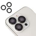 3-Pack - iPhone 16 Pro - 9H kameraskyddsglas Transparent