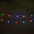 Pikkukuva 2 / 3: 10m Dekorativa 100 Kristallkulor String LED multicolor 230V Ljus Multicolor