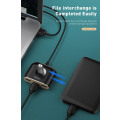 Miniatyrbillede 5 af 9: BASEUS Square Round USB Hub with Power Supply Interface Black