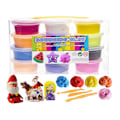 Miniatyrbild 1 av 7: 12-Pack Mjuk och Stretchy Bouncing Clay / Fluffy Slime multifärg