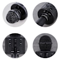 Miniatyrbild 2 av 5: Karaoke Trådlös Mikrofon med Bluetooth-högtalare - Svart Svart
