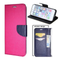 Pikkukuva 1 / 3: iPhone X / XS - Smart Fancy Flip Case Mobilplånbok - Rosa Pink