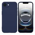 iPhone 17e / iPhone 16e - Matt TPU Mjuk Skal - Mörkblå Mörkblå