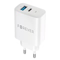 Miniatyrbillede 2 af 6: Snabbladdare för iPhone / Samsung 30W PD USB-C, USB Väggladdare White