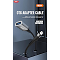 Pikkukuva 4 / 5: OTG-sovitin USB-C:stä USB:hen, lataus ja tiedonsiirto Black