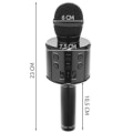 Pikkukuva 2 / 3: Karaoke Trådlös Mikrofon med Bluetooth-högtalare - Svart Black