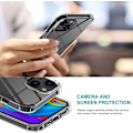 Pikkukuva 4 / 7: iPhone 16 Plus - Bumper Extra Stöttåligt Slim Mjuk Skal Transparent