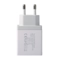 Miniatyrbillede 2 af 3: iPhone, Samsung Turbo QC 3.0 Rebeltec Vægoplader 4xUSB Hvid White